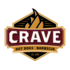 Crave Hot Dogs and BBQ Logo